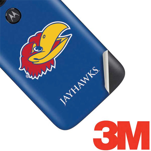 University of Kansas Jayhawks Digi Moto E5 Play Skin